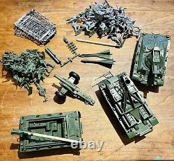 Vintage Battle Action Military Playset Sears Original Box Rare INCOMPLETE WW2