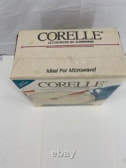 Vintage CORELLE Corning Livingware NIB dinnerware 16-piece Set NEW IN BOX Rare