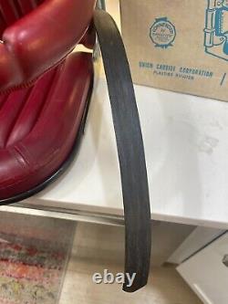 Vintage Child 1950's 60s Red Car Seat Union Carbide RARE with box FOR AUTO SHOWS +