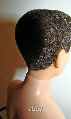 Vintage FIRST-ISSUE Brunette Flocked Haired KEN in RARE Original #1 Ken Box MINT