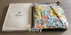 Vintage Fieldcrest Enchanted Evening Blanket 80x90 Floral New In Box Rare 1980's