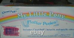 Vintage G1 My Little Pony FLUTTER PONIES CLOUD PUFF In Original Box VERY RARE