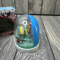 Vintage Green Bay Packers Fan Dome Snow Globe NFL Licensed Original In Box RARE