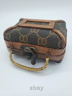Vintage Gucci Wooden Jewelry Box 1960's-1970's Rare