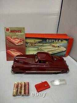 Vintage JNF Duplex Electric Toy Car Germany 1950s Rare Holy Grail w BOX -WORKS