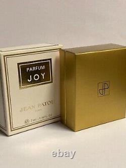 Vintage Jean Patou JOY Pure Parfum 7.5ml/0.25 fl. Oz. New in Box Rare (REF. 1103)
