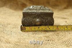 Vintage Jewelry Box, Rare Jewelry Box, Lovely Box, Metal Box Antique