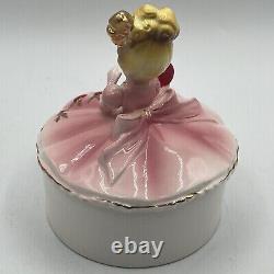 Vintage Josef Originals Valentine Hearts Trinket Box Rare Early Japan