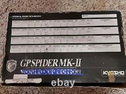 Vintage Kyosho Gp Spider Mk2 WORLD CUP EDITION boxed with sealed bags, RARE
