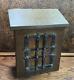 Vintage Large Tudor Cottage Brass Porch Mailbox / Oversized Wall Mail Box Rare