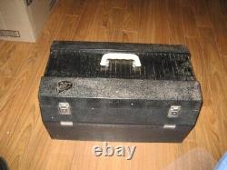 Vintage MY BUDDY Tackle Fishing Box Full of Gear 8 Trays COLLECTORS & RARE
