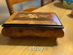 Vintage Made In Italy MAPSA BEETHOVEN SWISS MUSICAL MOVEMENT BOX rare WORKS
