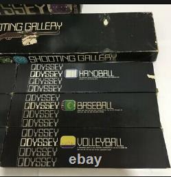 Vintage Magnavox Odyssey 1 1972 Console + Rifle + 6 Extra Boxed Games Rare Set