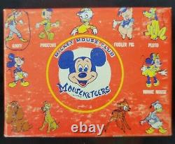 Vintage Mickey Mouse Club Mouseketeers PLUTO Wallet MINT in Original Box RARE