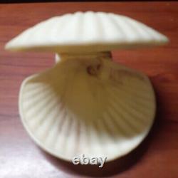 Vintage Novelty Lucite Hinged Clam Shell Gift Box Soap Dish Unique RARE 4