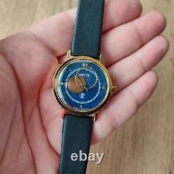 Vintage RAKETA COPERNICUS watch KOPERNIK COPERNIC Rare blue watch with box