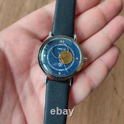 Vintage RAKETA COPERNICUS watch KOPERNIK COPERNIC Rare blue watch with box
