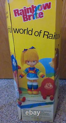 Vintage Rainbow Brite Doll 7230 Mattel 1983 Opened Box 18.5 Rare Please read