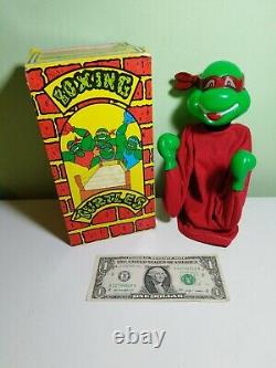 Vintage Rare 1980s TMNT Boxing Ninja Turtles Puppet Figure