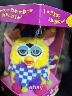 Vintage Rare 1999 NEW Jester Furby Limited Edition Target Exclusive Torn Box