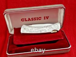 Vintage Rare Buck 515 IV Never Used, Never Engraved, Clam Box