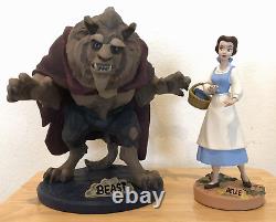 Vintage Rare Disney Beauty And The Beast Maquettes Figurines Le 150/500 With Box
