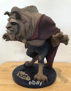 Vintage Rare Disney Beauty And The Beast Maquettes Figurines Le 150/500 With Box