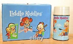Vintage Rare Htf 1968 King Seeley Mattel Liddle Kiddles Vinyl Lunch Box Thermos