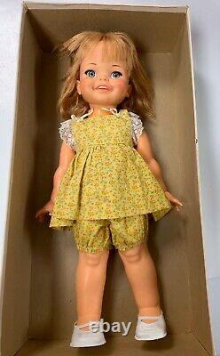 Vintage Rare Ideal Giggle Doll With Box 1966