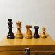 Vintage Rare Lardy Or Chavet Chess Set With Original Wooden Box 3.25 King