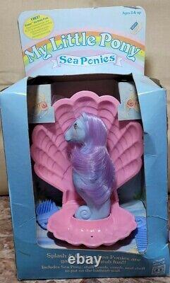 Vintage Rare New In Original Box 1984 My Little Pony SeaPonies G-1 Seawinkle