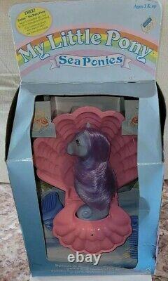 Vintage Rare New In Original Box 1984 My Little Pony SeaPonies G-1 Seawinkle