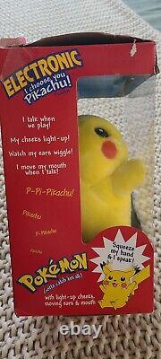 Vintage. Rare. Pokémon I choose you Pikachu. Squeeze. Hasbro. 1999. In Box