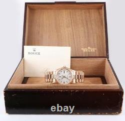 Vintage & Rare Rolex President 1803 Day-Date 18k Rose Gold 1974/1975- Box/Paper