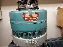 Vintage Rare THERMOS Model 8319 INVERTED DONUT GAS CAMPING LANTERN with Box