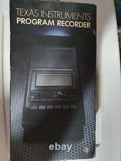 Vintage Rare Texas Instrument BOX ONLY Program Recorder