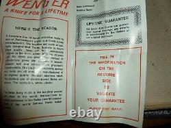 Vintage Rare Wenger Delemont COMMANDER Swiss Knife Tag Box Instructions 16711