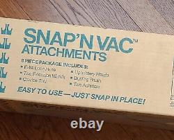 Vintage Regina Electrikbroom SNAP N VAC Attachment Set New In Box Rare Prop NIB