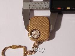 Vintage Reuge Mini Music Box Keychain Watch Swiss As Is To Restore WithBox Rare