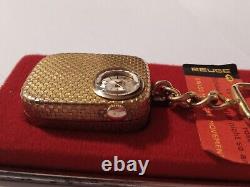 Vintage Reuge Mini Music Box Keychain Watch Swiss As Is To Restore WithBox Rare