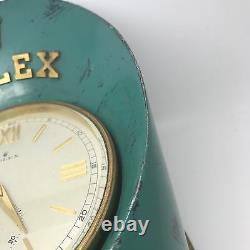 Vintage Rolex So Rare Desk Clock Hoof Time To The Second With box 1950's