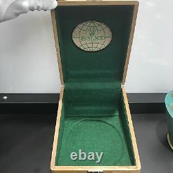 Vintage Rolex So Rare Desk Clock Hoof Time To The Second With box 1950's