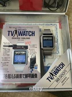 Vintage SEIKO TV Watch With Box Cannot Watch TV Very Rare
