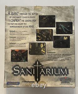 Vintage Sanitarium BIG BOX COMPLETE PC CD-ROM Game 1998 VERY RARE GREAT SHAPE