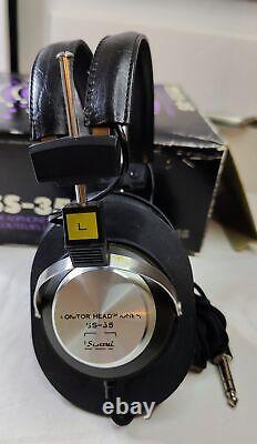 Vintage Sansui Monitor Headphones model SS 35 Rare 1975 with box