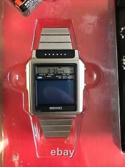 Vintage Seiko TV Watch T001-5019 Lcd/Lvd Mens James Bond Octopussy Watch Rare