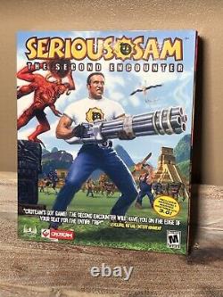 Vintage Serious Sam -The Second Encounter Big Box? RARE? PC Factory Sealed