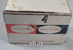 Vintage Spalding 7x35 Binoculars WithBox WithCase WithCaps RARE Antique