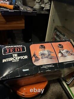 Vintage Star Wars 1984 Kenner Rotj Tie Fighter Interceptor Mint In Box. Rare