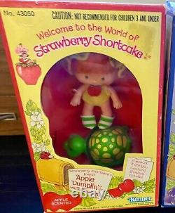 Vintage Strawberry Shortcake Dolls Lot of SIX By KENNER in Box RARE Like NIB